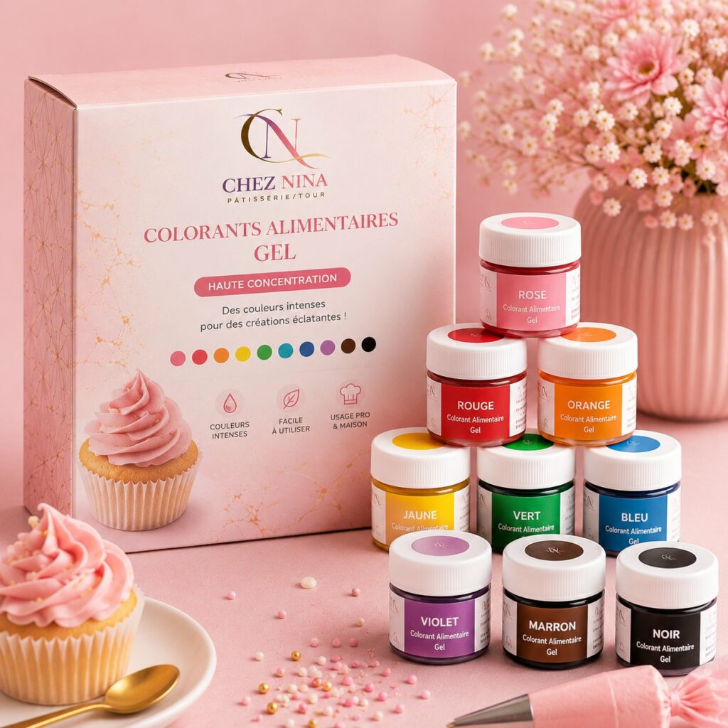 Colorants alimentaires gel