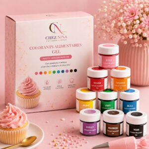 Colorants alimentaires gel